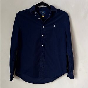 Polo by Ralph Lauren Boy’s Dark Blue Button-Down Shirt